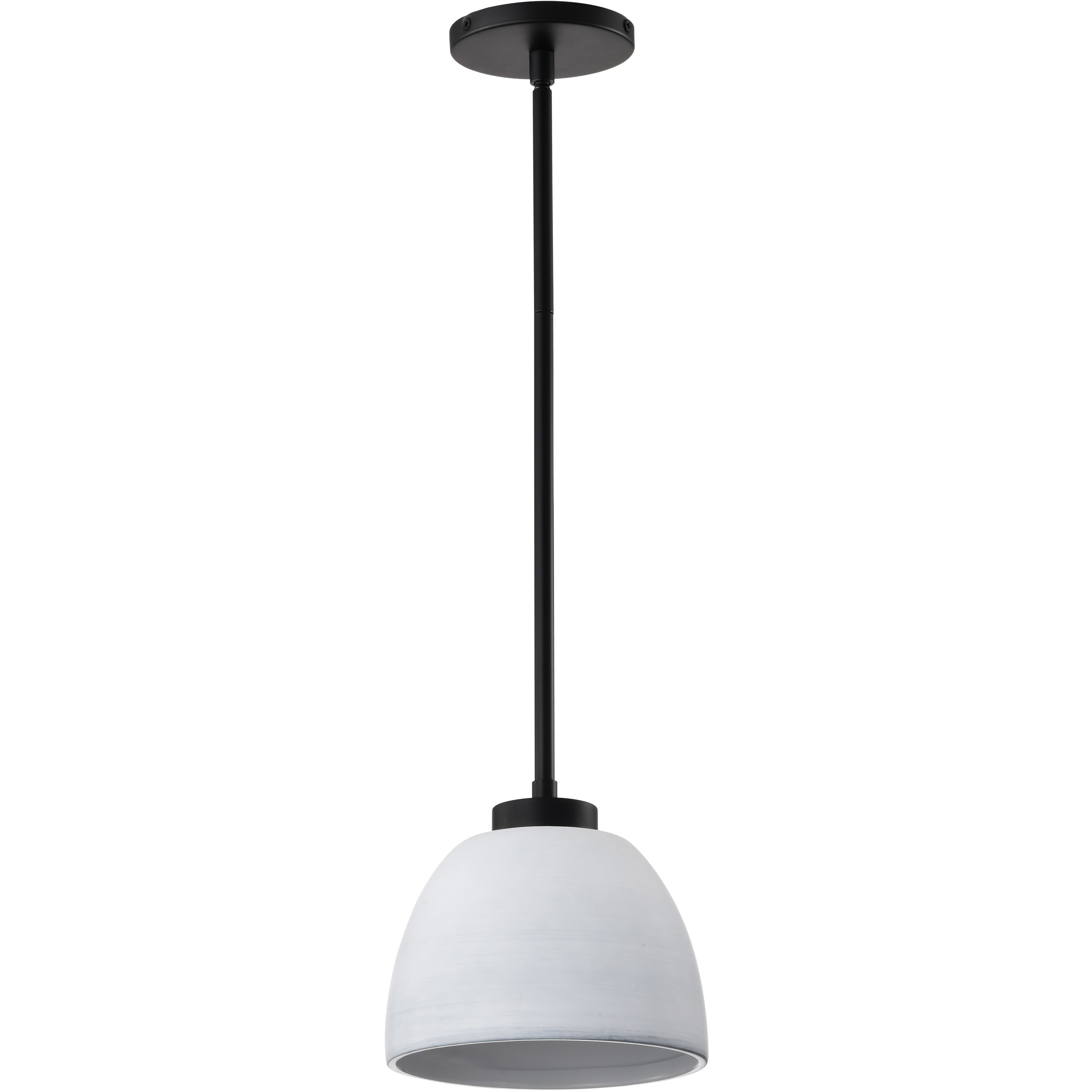 Collins 7.5 inch Matte Black Pendant Ceiling Light