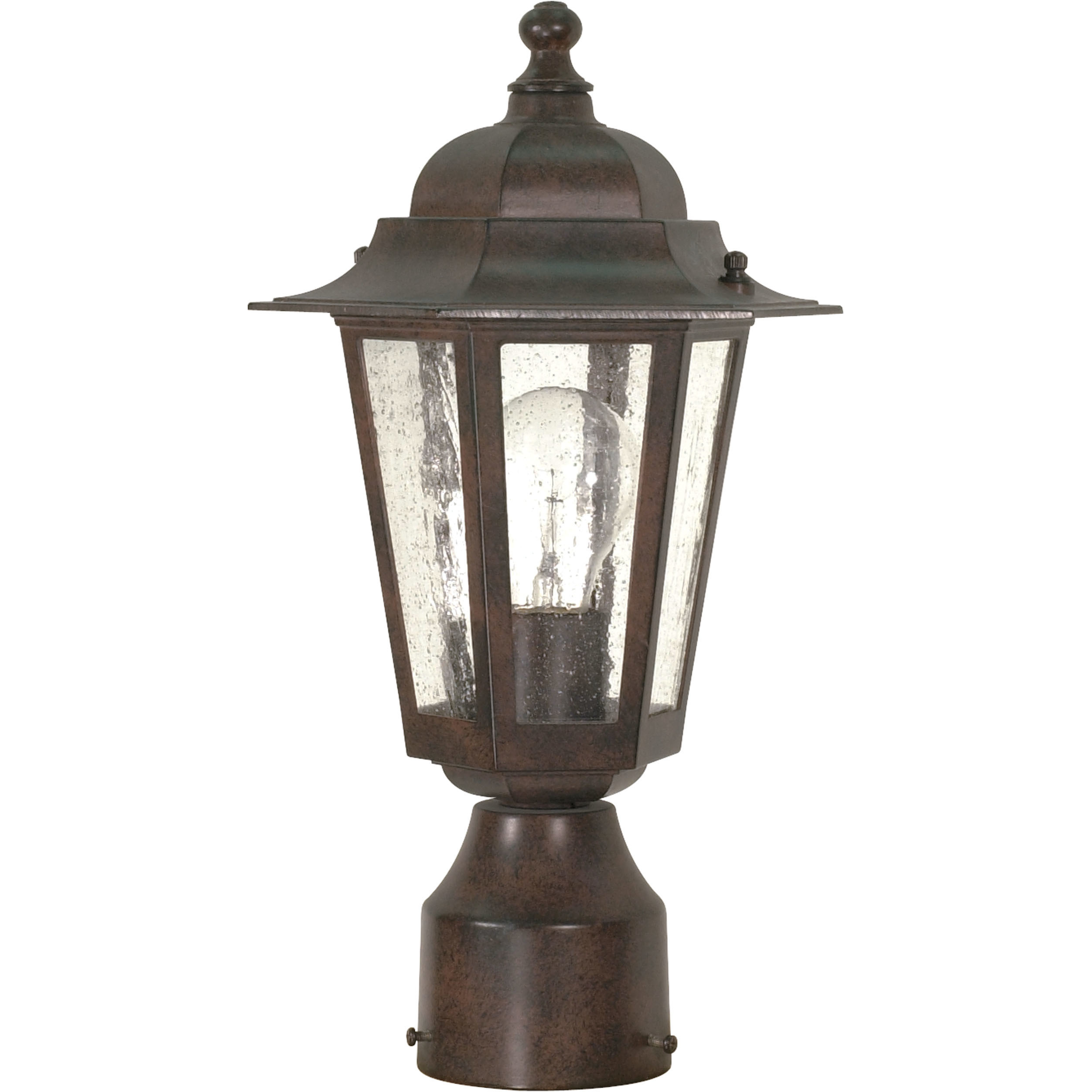 Cornerstone 1 Light 14 inch Old Bronze Outdoor Post Lantern