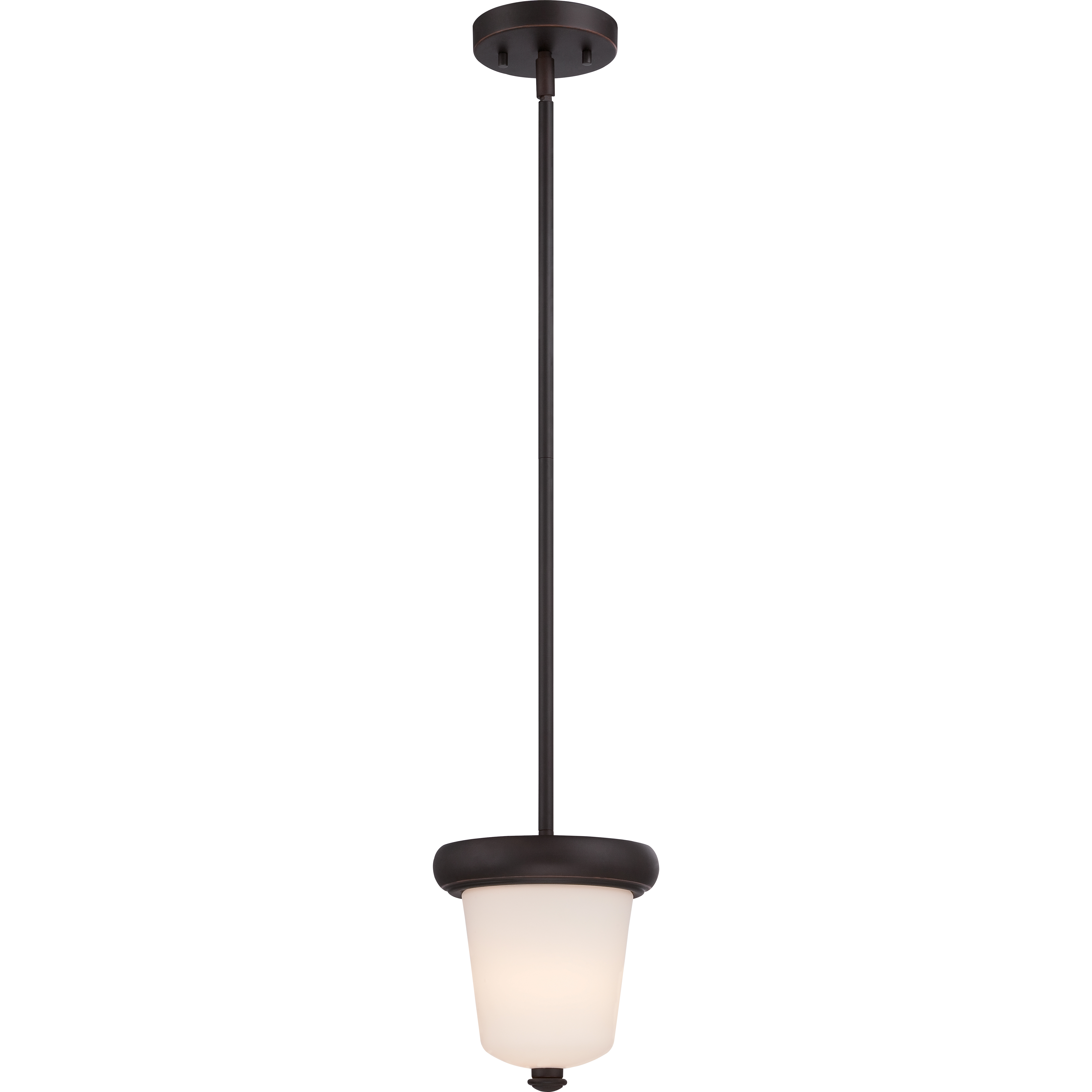 Nuvo 62/412 Dylan LED 7 inch Mahogany Bronze Mini Pendant Ceiling Light