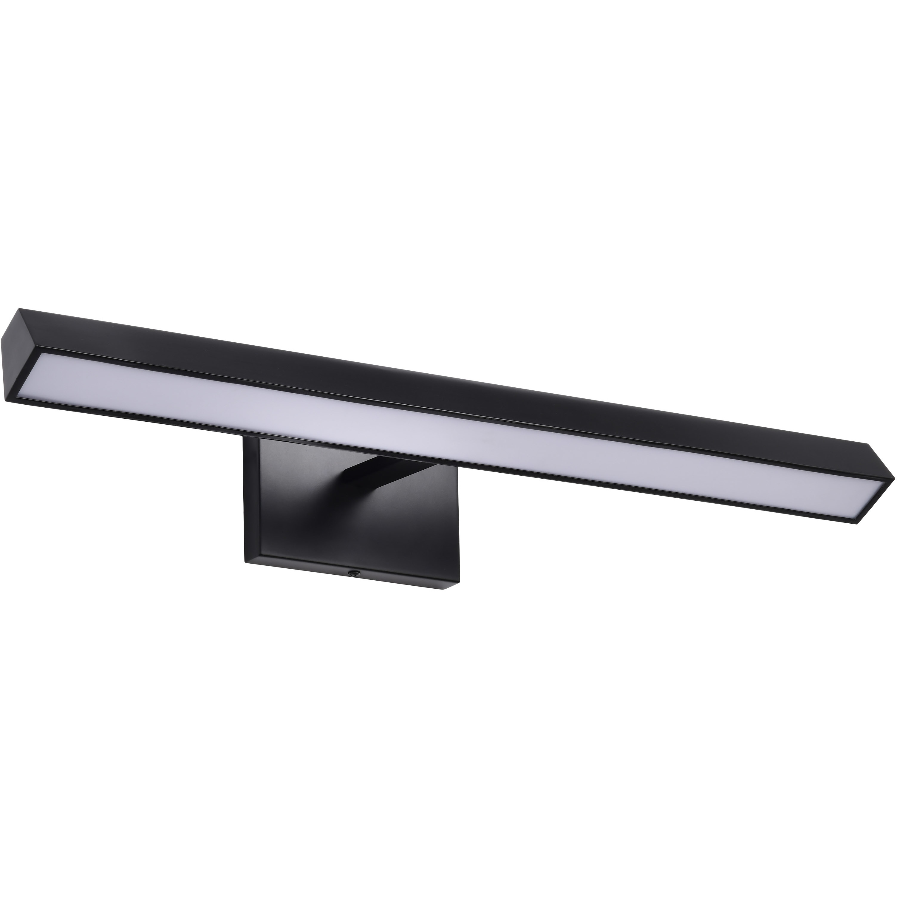 Mila LED 24 inch Black Vanity Wall Light