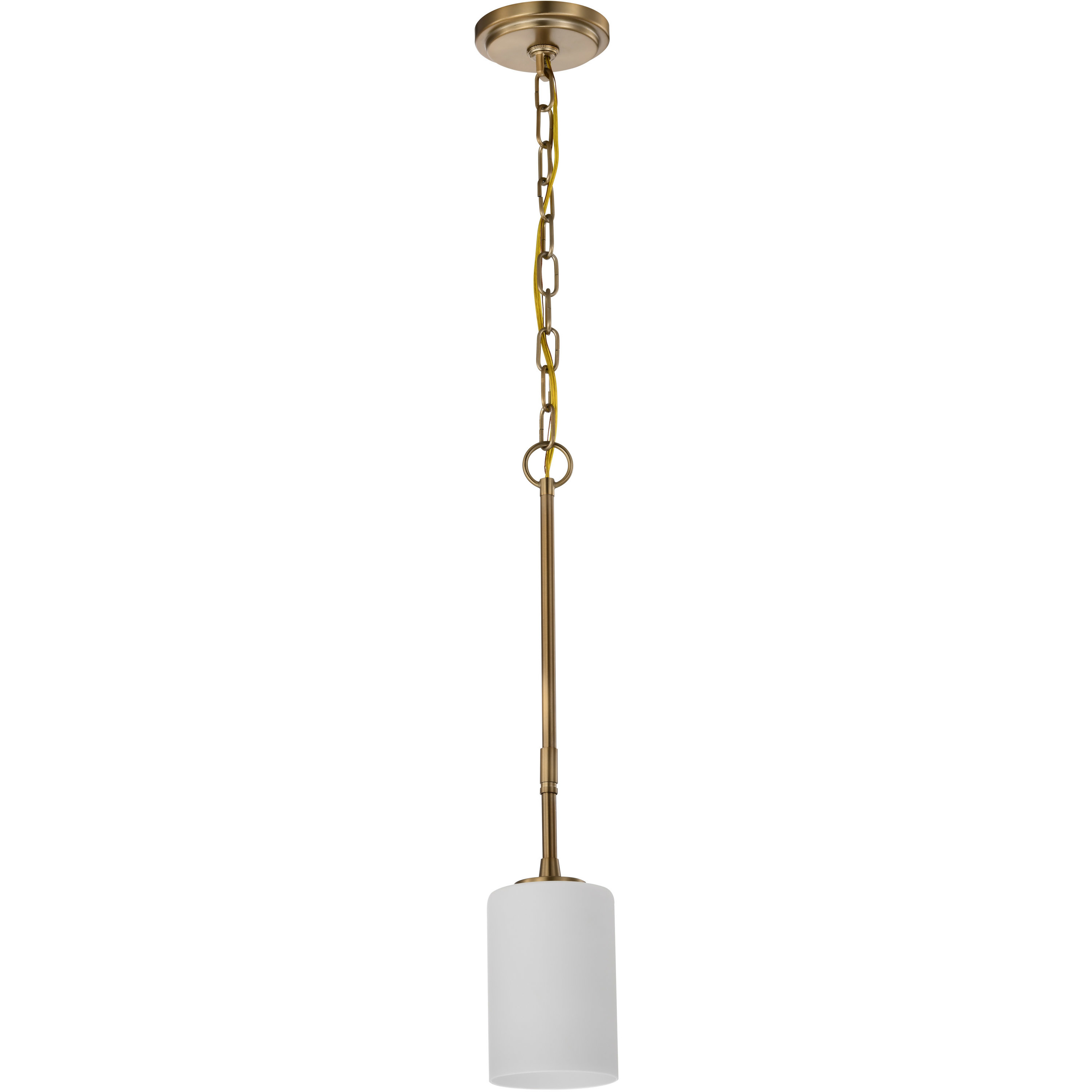 Liam 4.13 inch Burnished Brass Pendant Ceiling Light