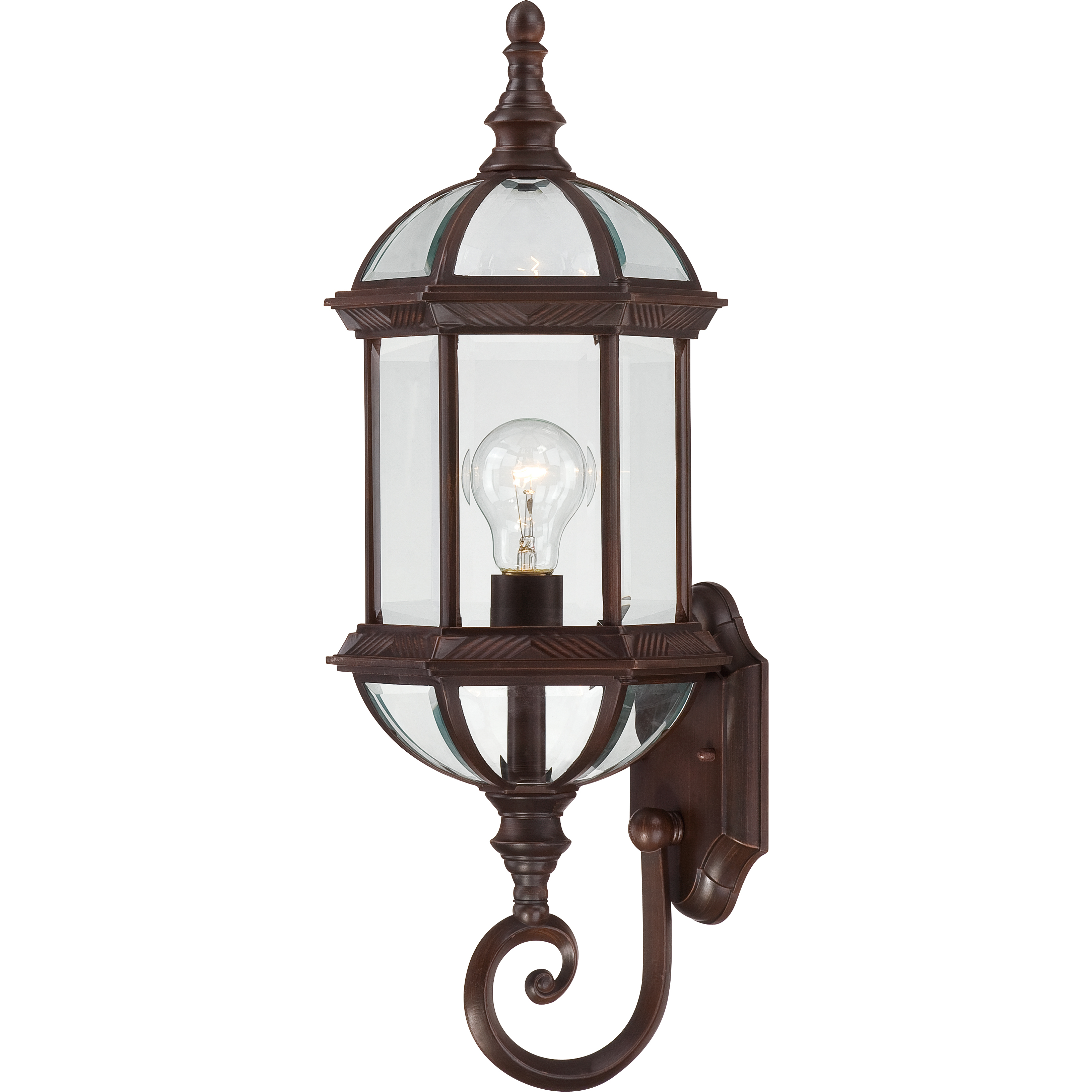 Boxwood 1 Light 22 inch Rustic Bronze Outdoor Wall Sconce