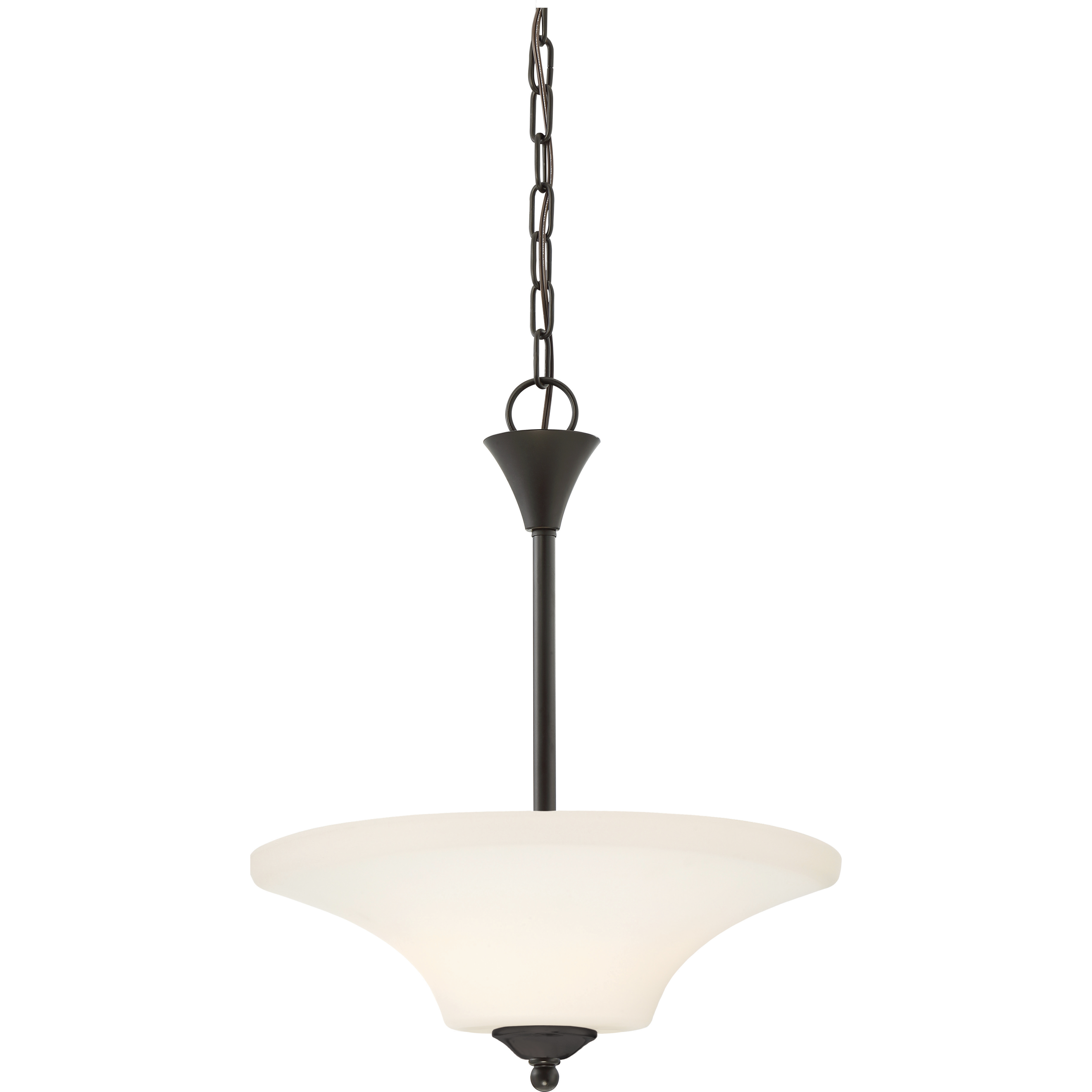 Fawn 2 Light 16 inch Mahogany Bronze Pendant Ceiling Light