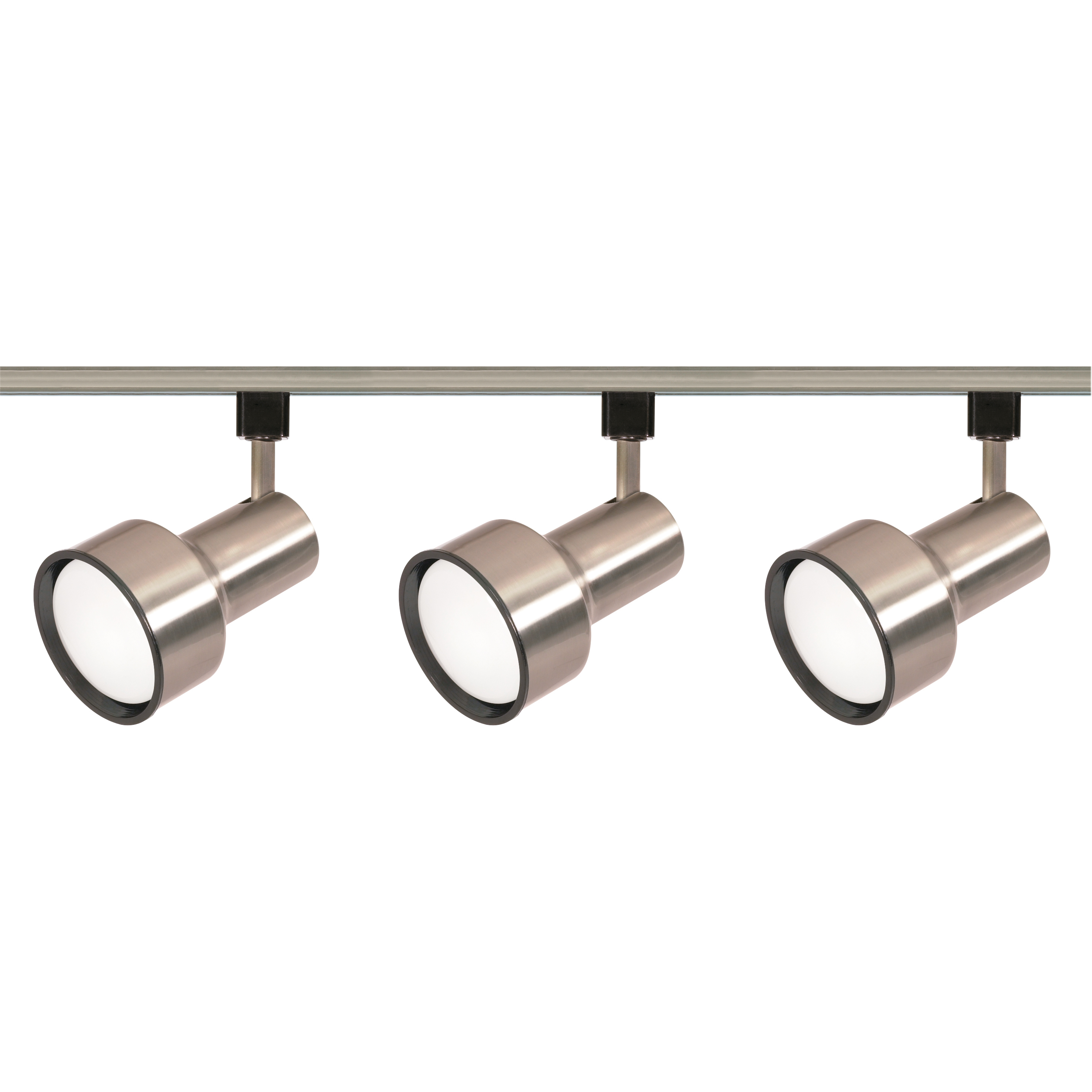 Brentwood 3 Light 120V Brushed Nickel Track Lighting Ceiling Light