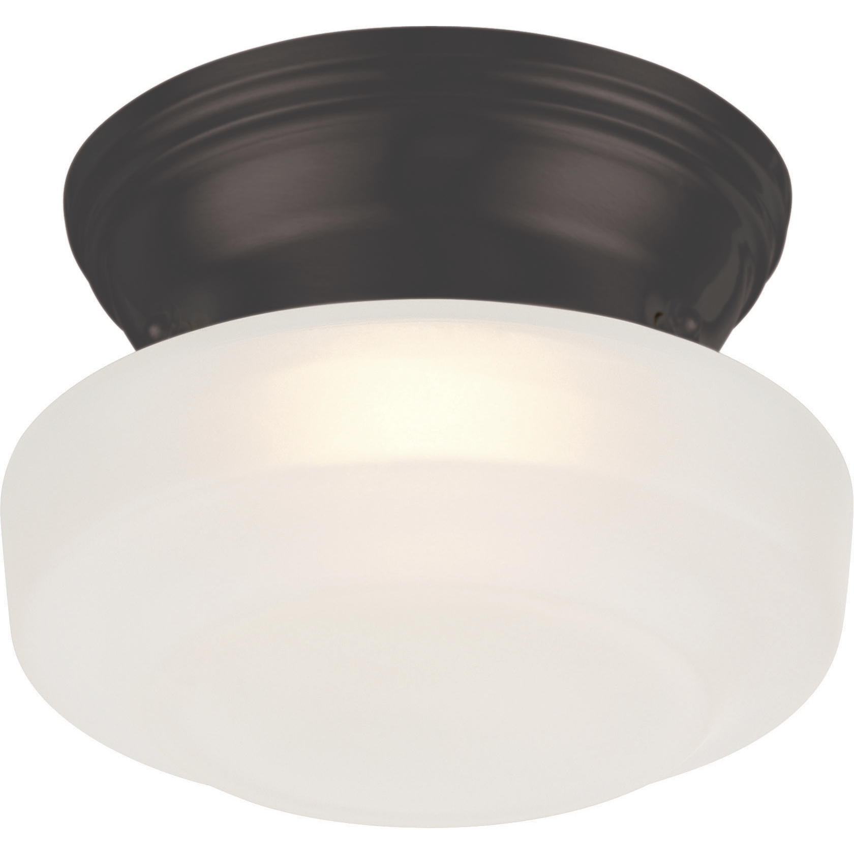 Bogie LED 6 inch Mahogany Bronze Flush Mount Ceiling Light