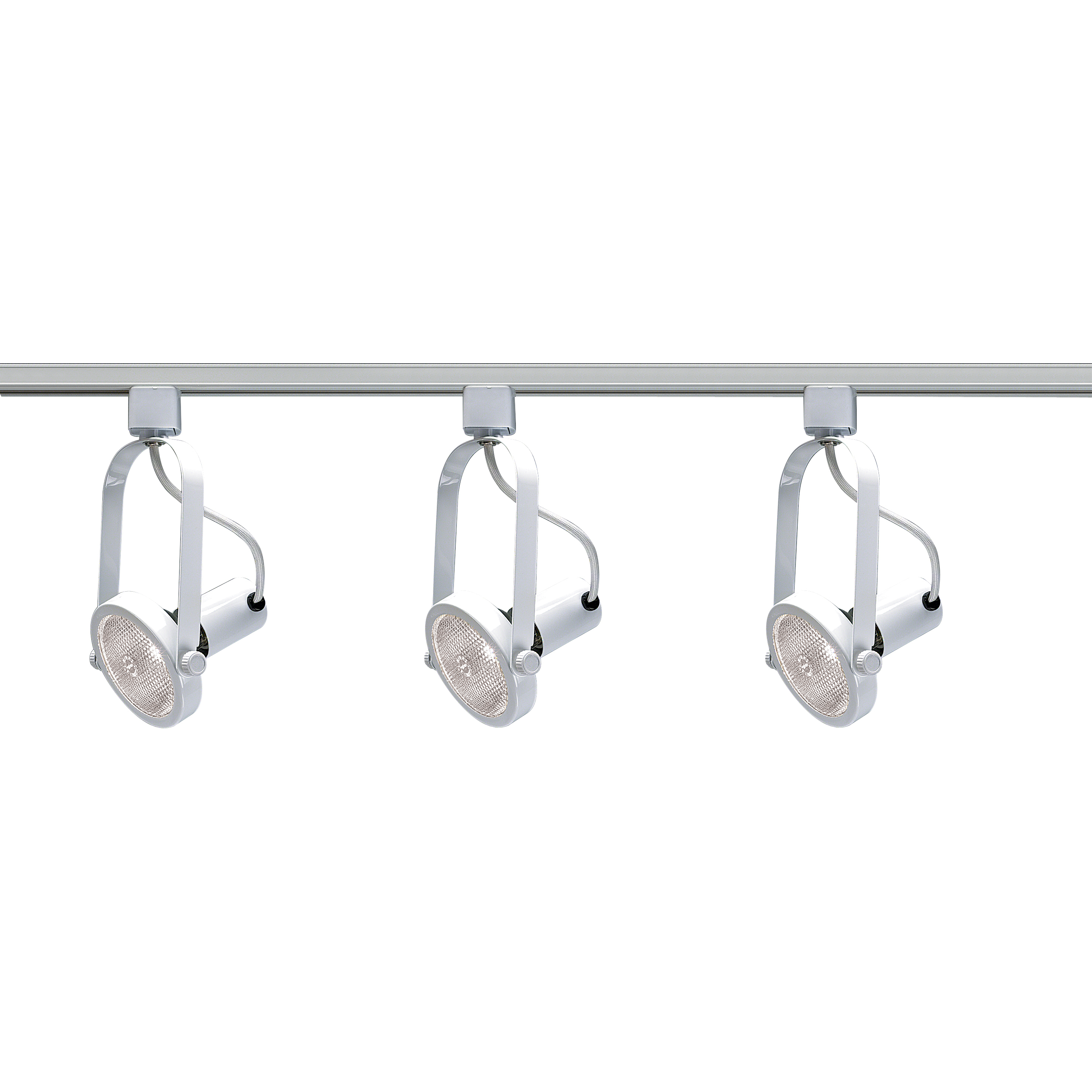 Brentwood 3 Light 120V White Track Lighting Ceiling Light
