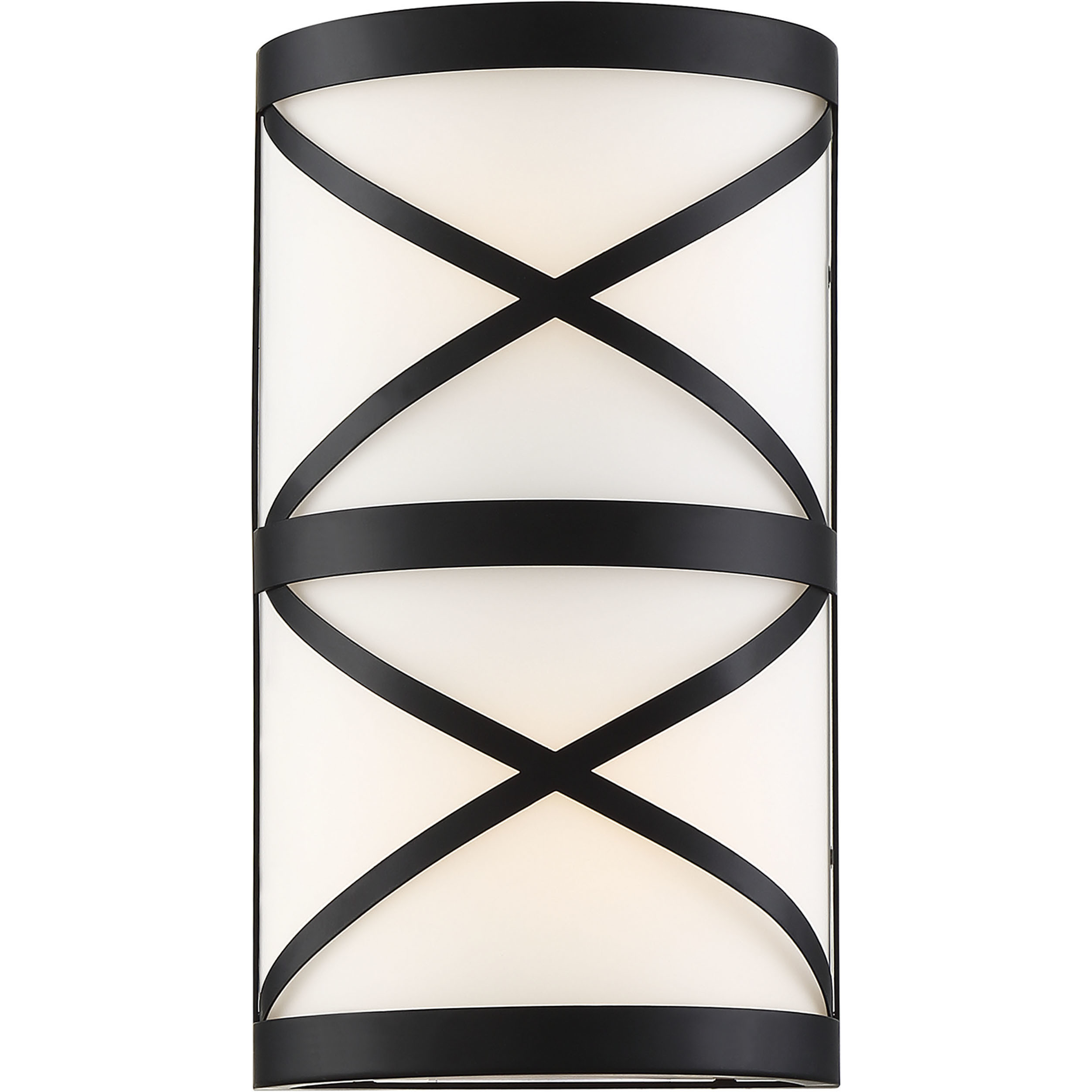 Sylph 2 Light 7 inch Aged Bronze and Satin White Vanity Light Wall Light