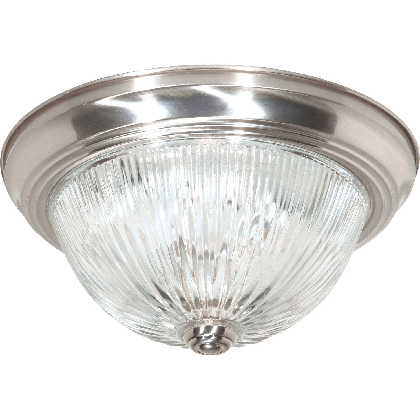 Brentwood 3 Light 15 inch Brushed Nickel Flush Mount Ceiling Light