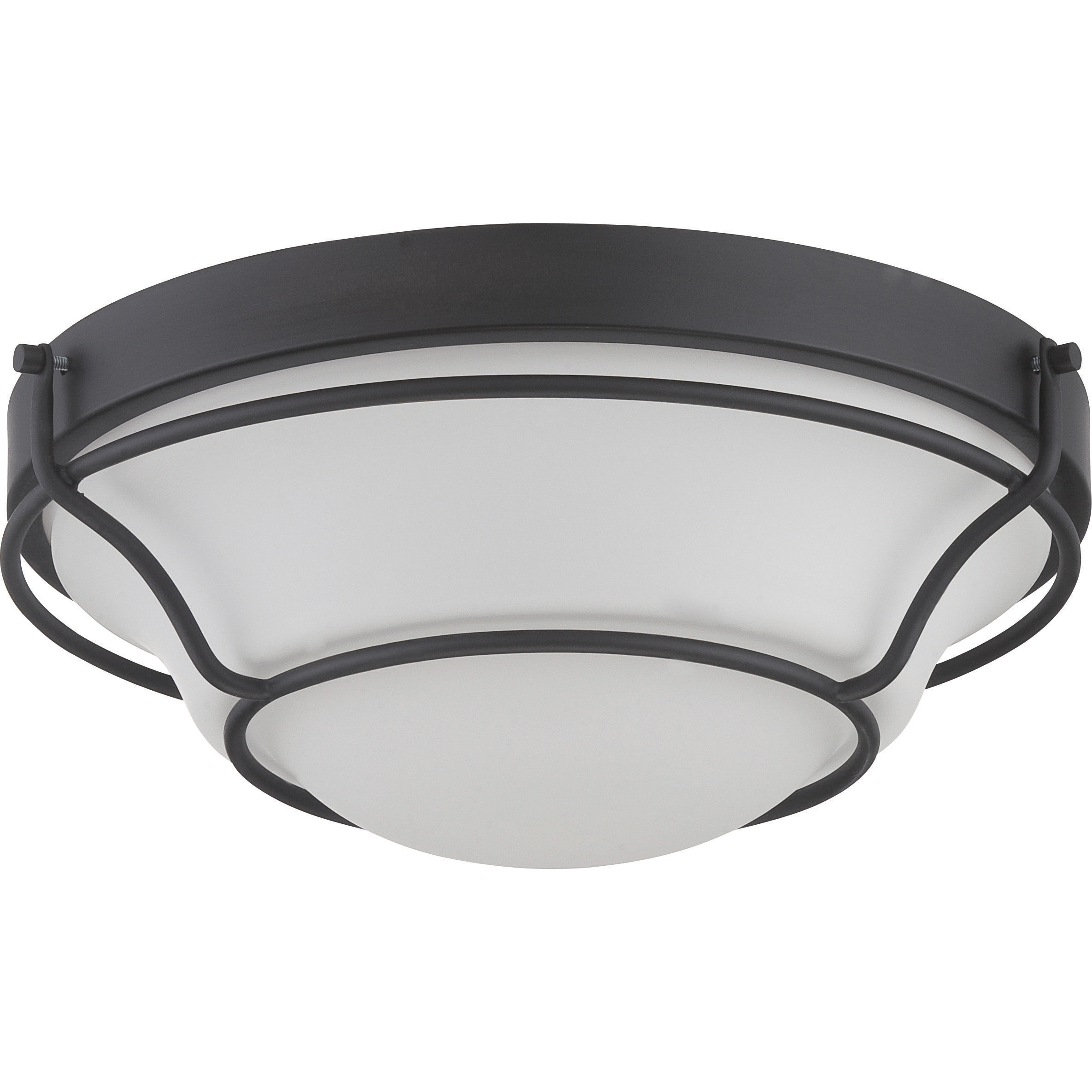 Baker LED 13 inch Aged Bronze Flush Mount Ceiling Light