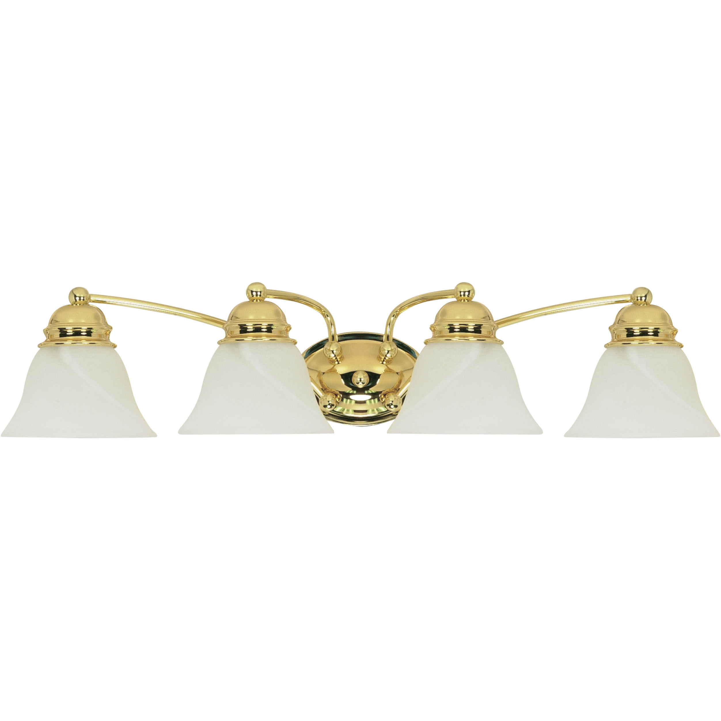 Empire 4 Light 29 inch Polished Brass Vanity Light Wall Light