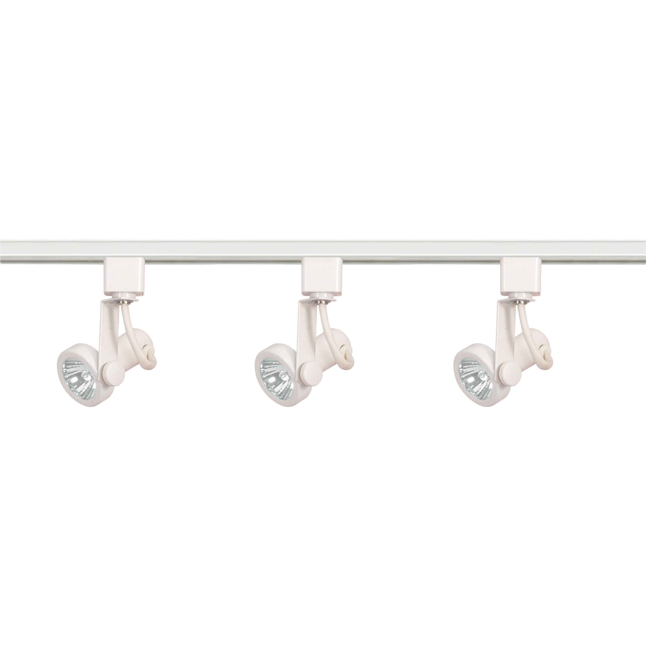 Brentwood 3 Light White Track Lighting Ceiling Light
