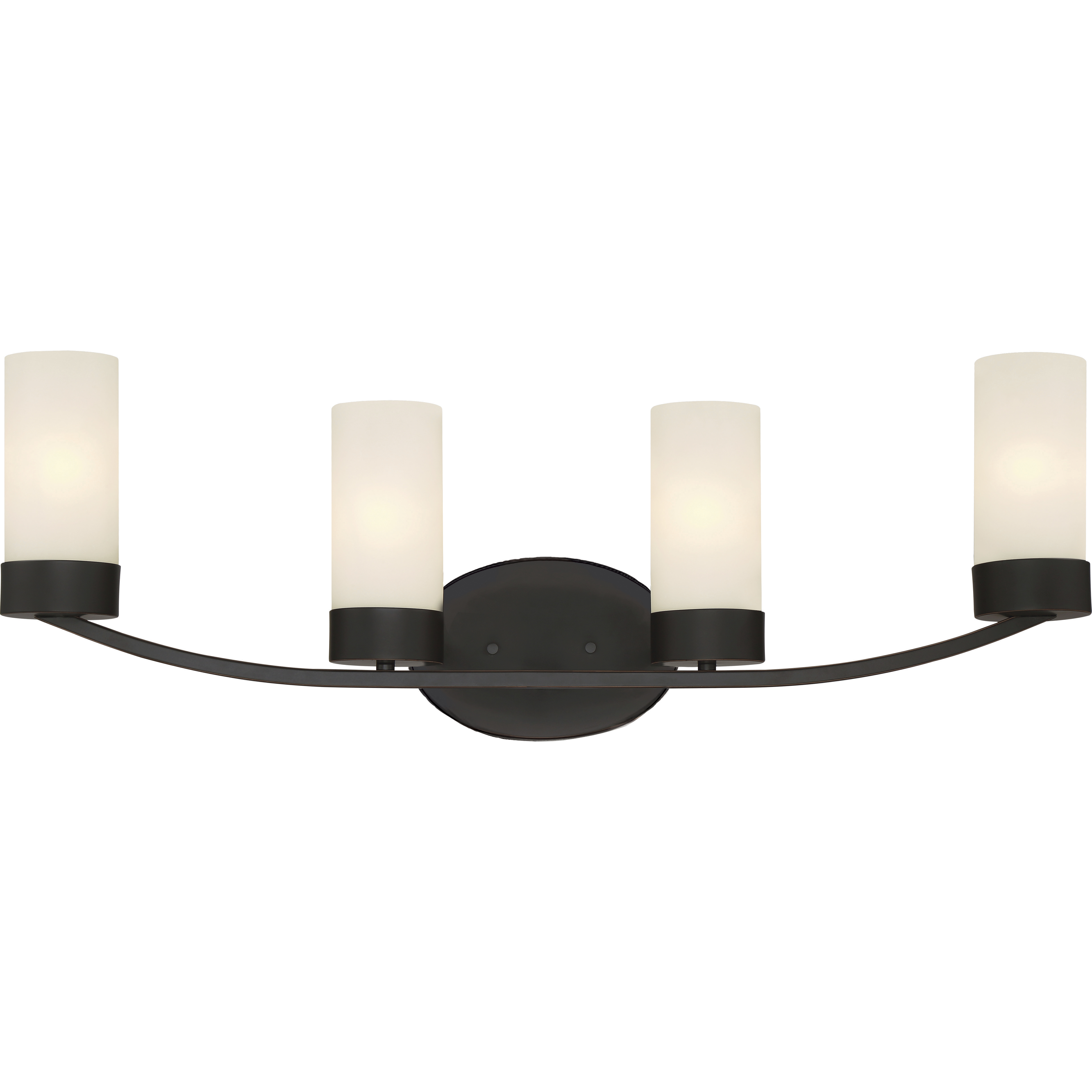 Denver 4 Light 29 inch Mahogany Bronze Vanity Light Wall Light