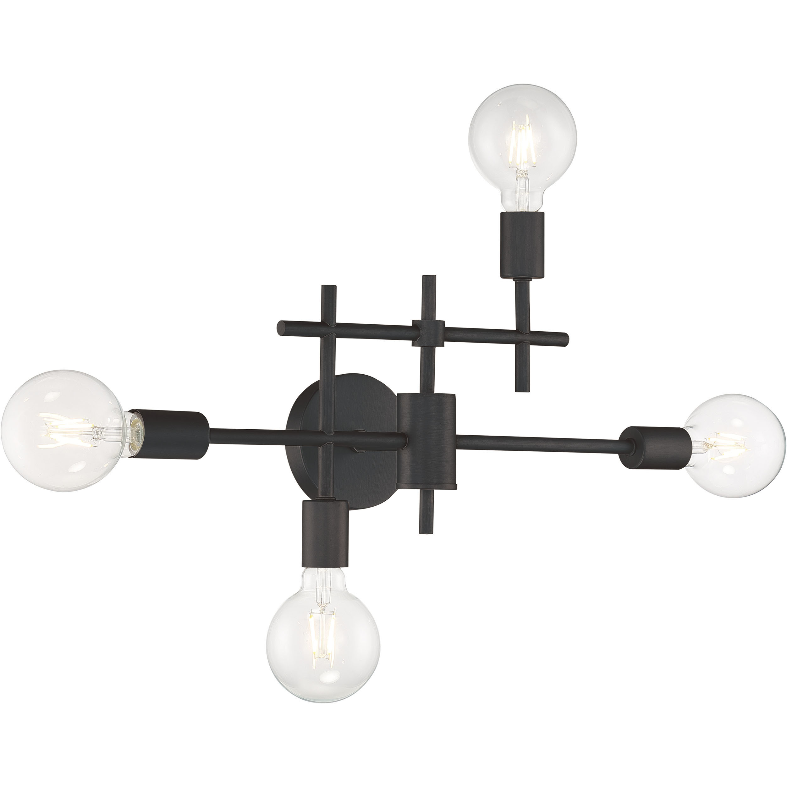 Delphi 4 Light 23 inch Mahogany Bronze Vanity Light Wall Light