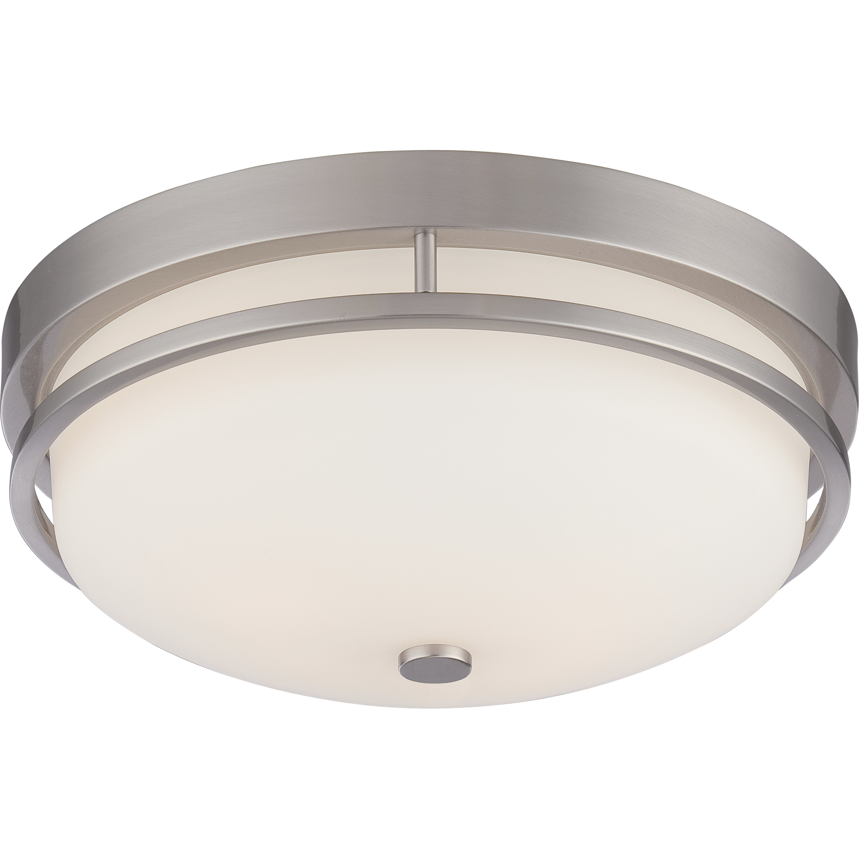 Neval 2 Light 13 inch Brushed Nickel Flush Mount Ceiling Light