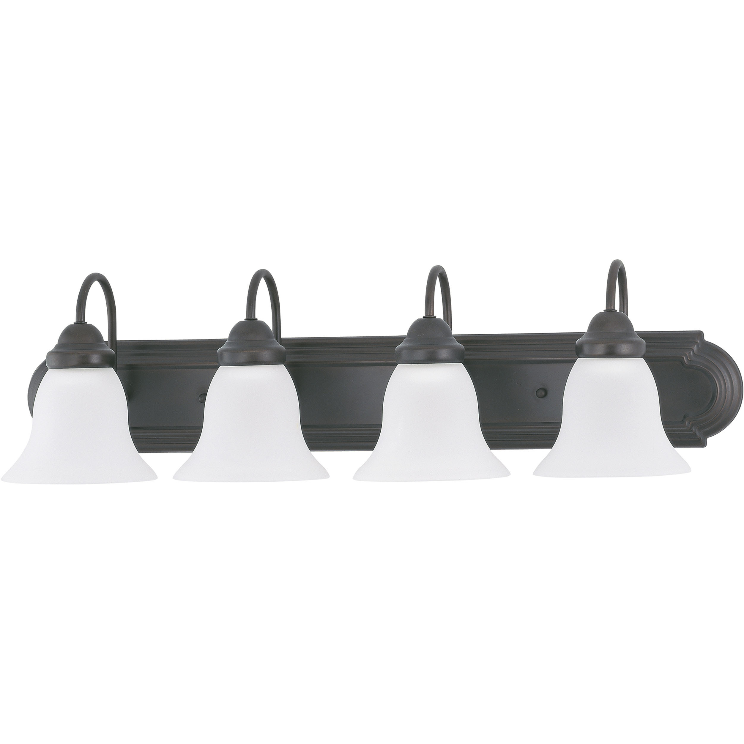 Ballerina 4 Light 30 inch Mahogany Bronze Vanity Light Wall Light