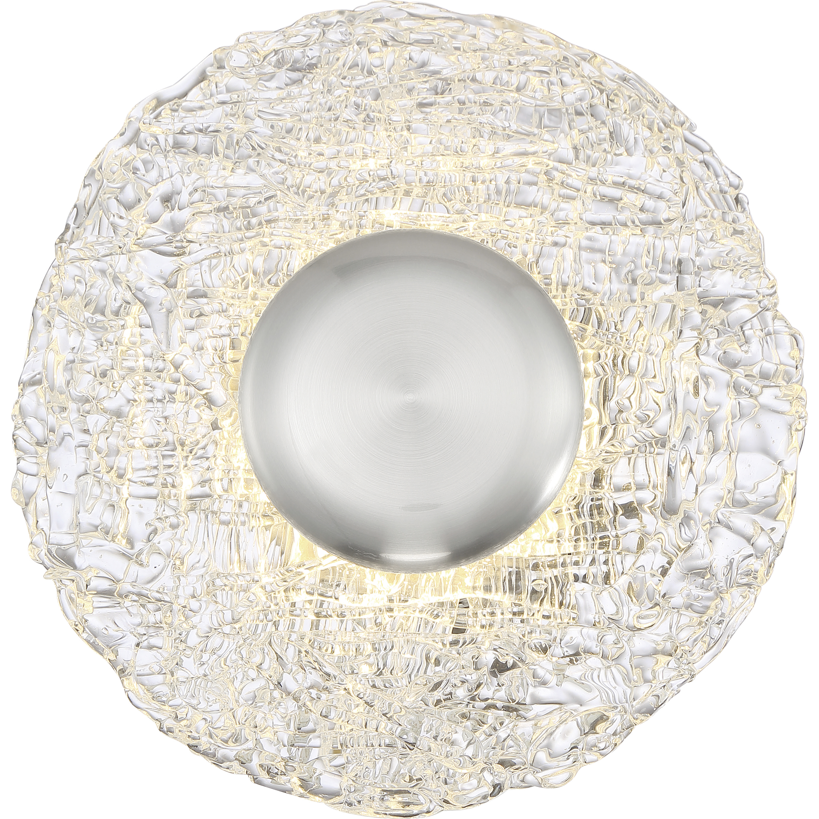 Riverbed LED 10.25 inch Polished Nickel Flush Mount Ceiling Light