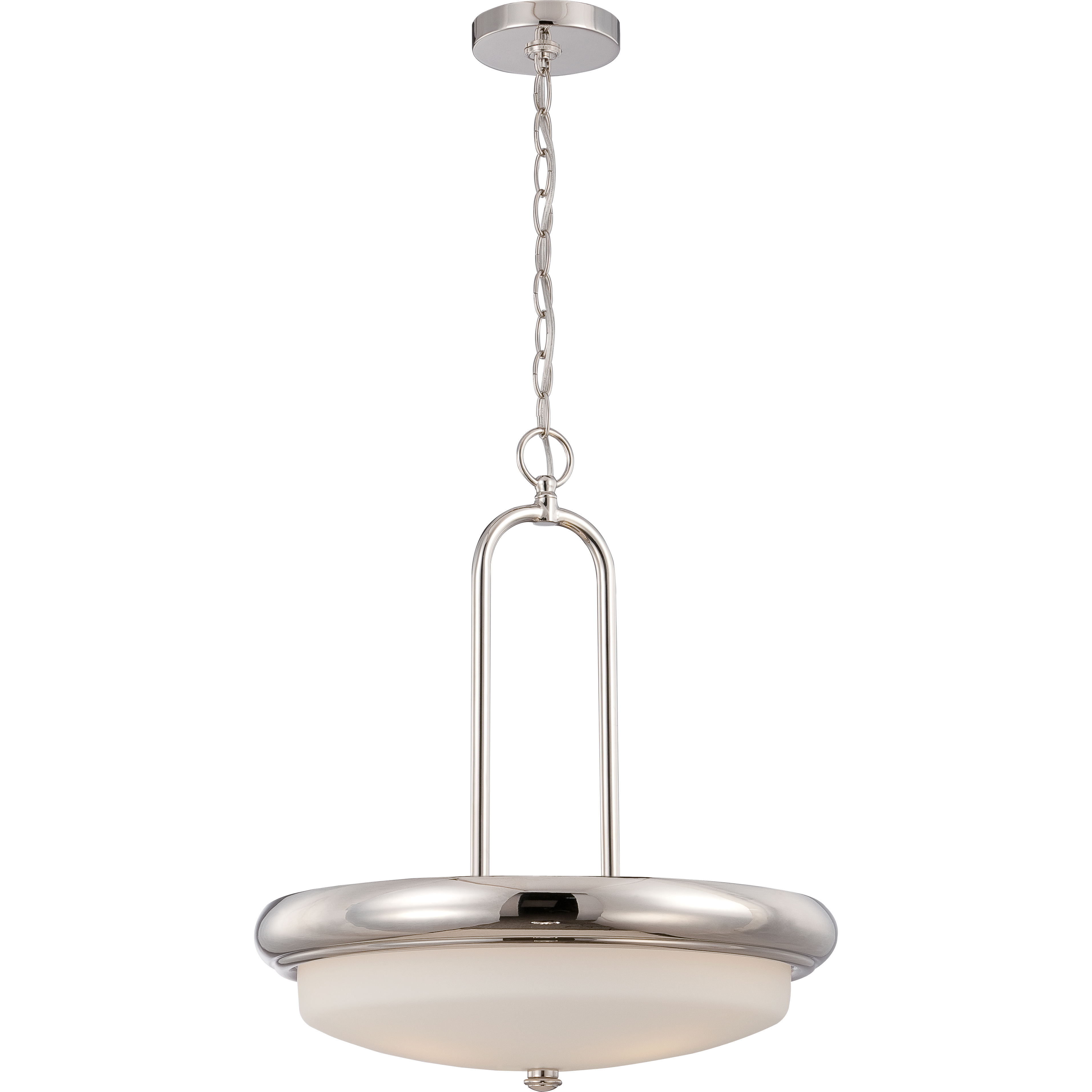 Dylan LED 18 inch Polished Nickel Pendant Ceiling Light