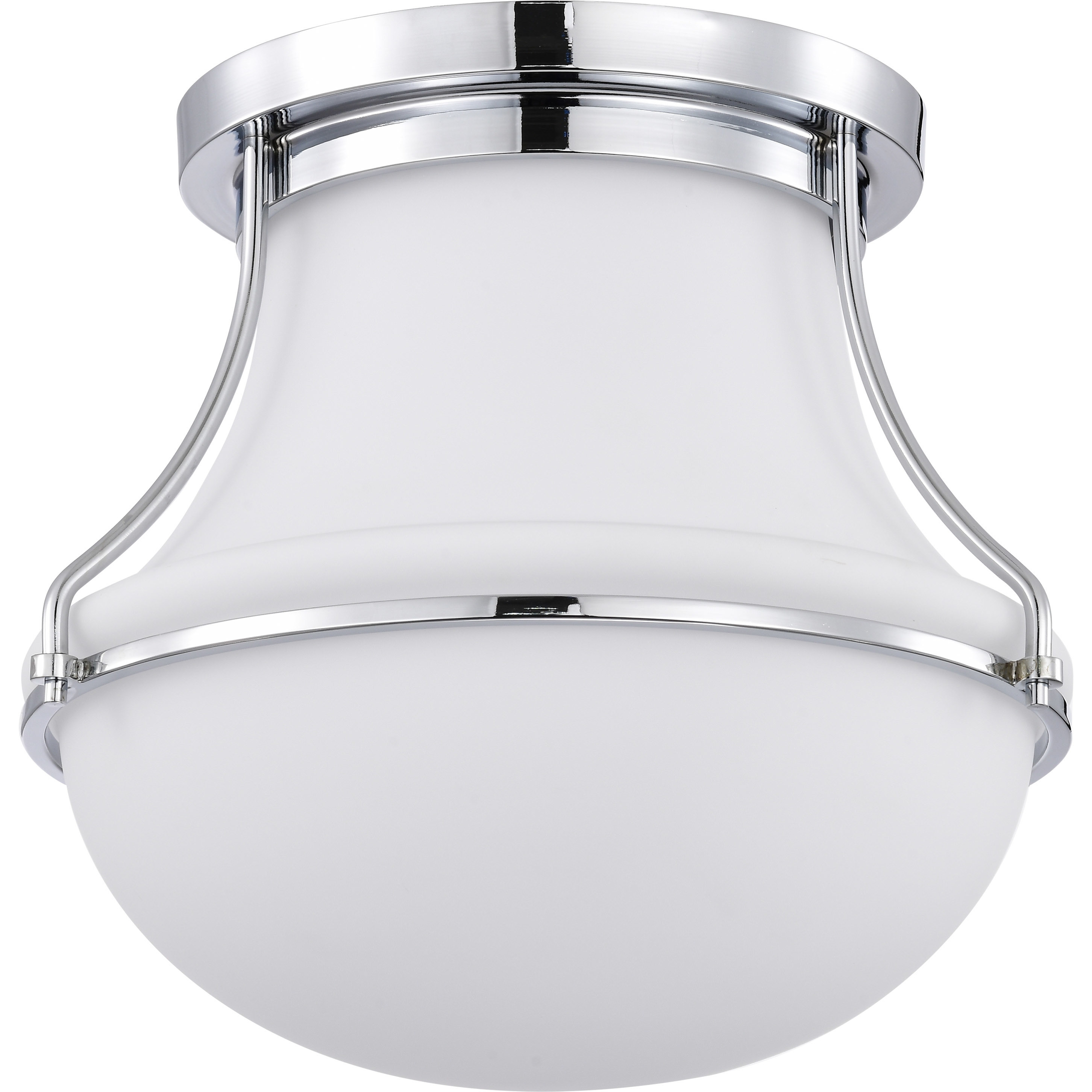 Valdora 1 Light 14 inch Polished Nickel Flush Mount Ceiling Light