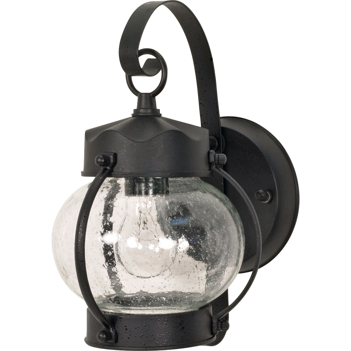 Brentwood 1 Light 11 inch Textured Black Outdoor Wall Fixture