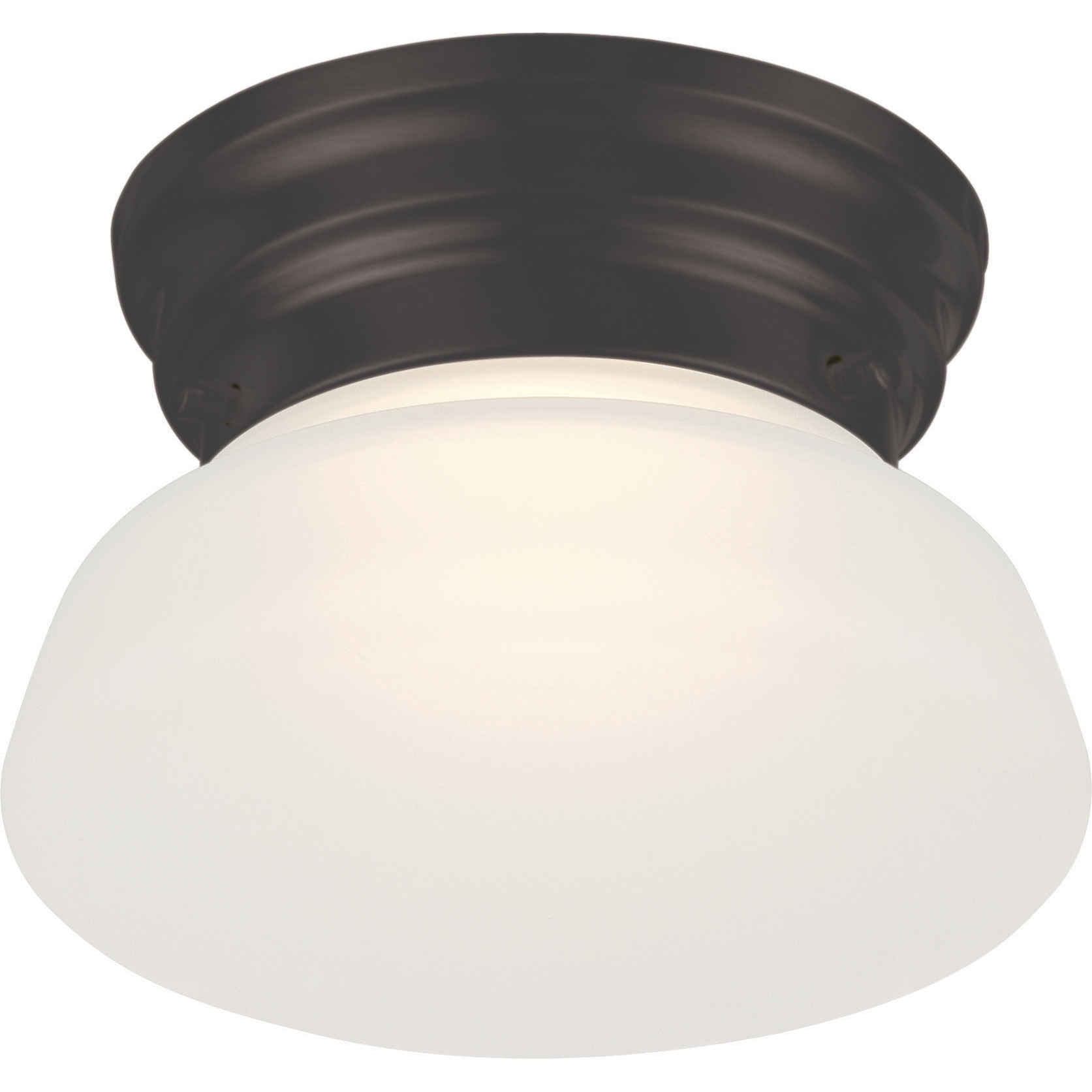 Bogie LED 6 inch Mahogany Bronze Flush Mount Ceiling Light