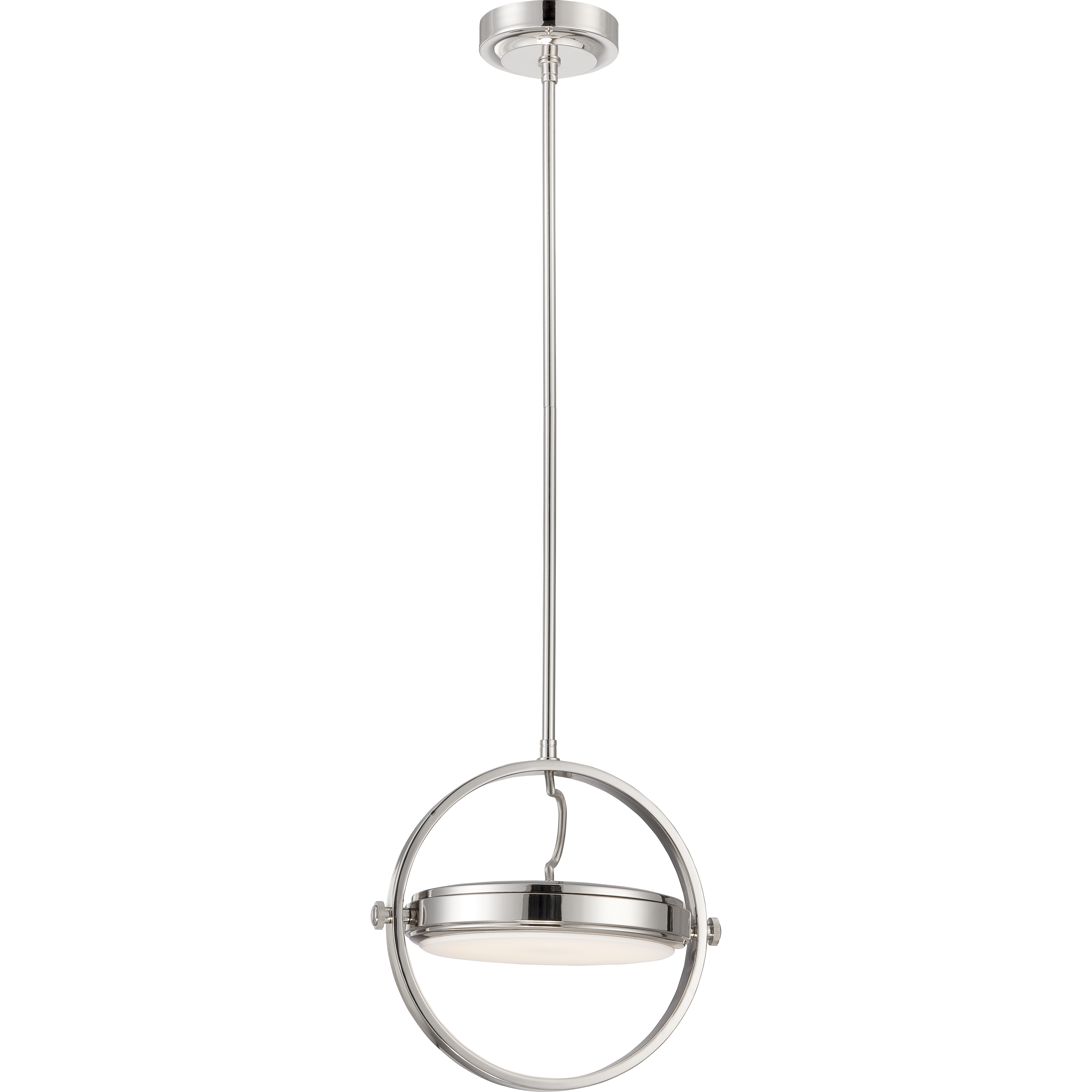 Gyro LED 12.63 inch Polished Nickel Pendant Ceiling Light