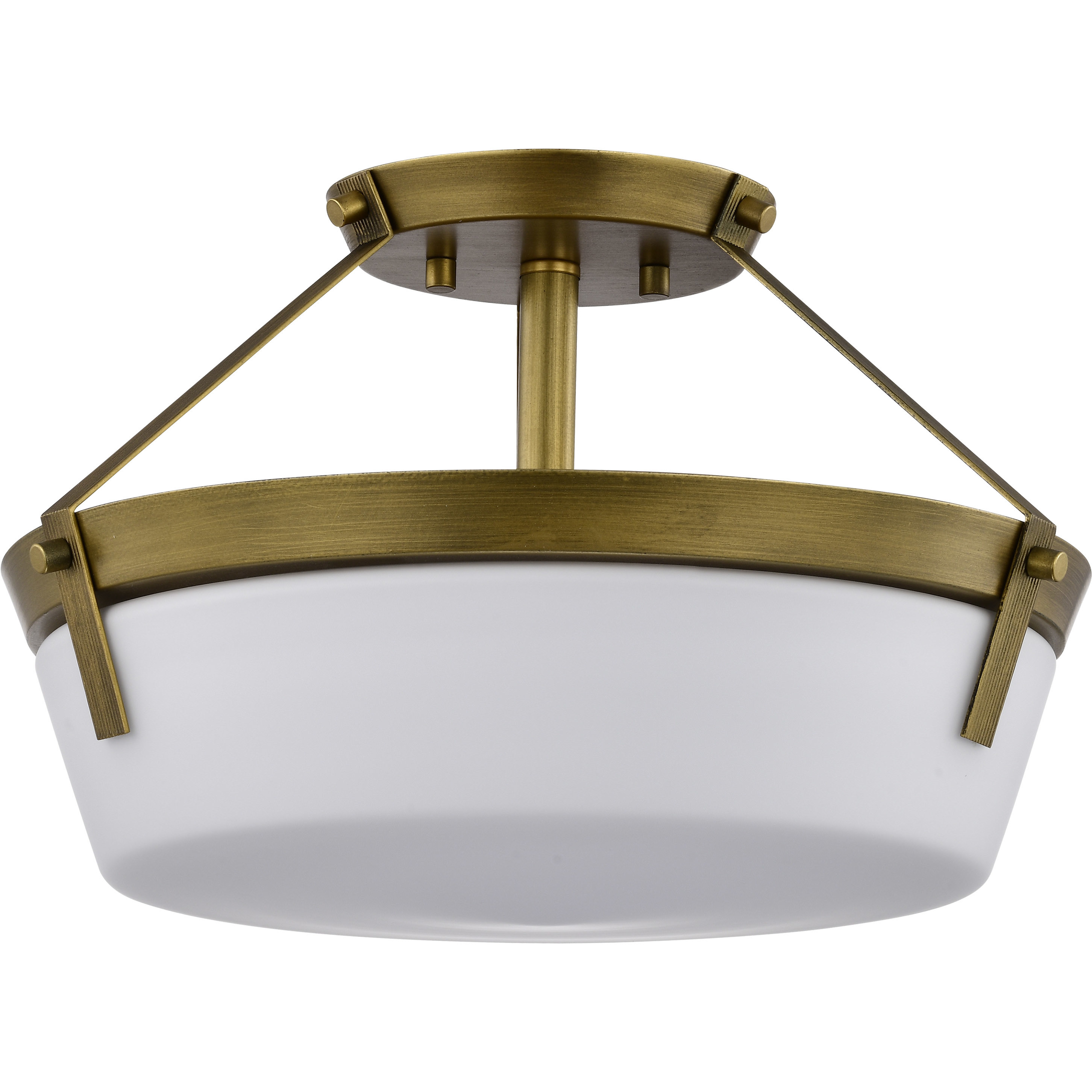 Brass semi flush on sale