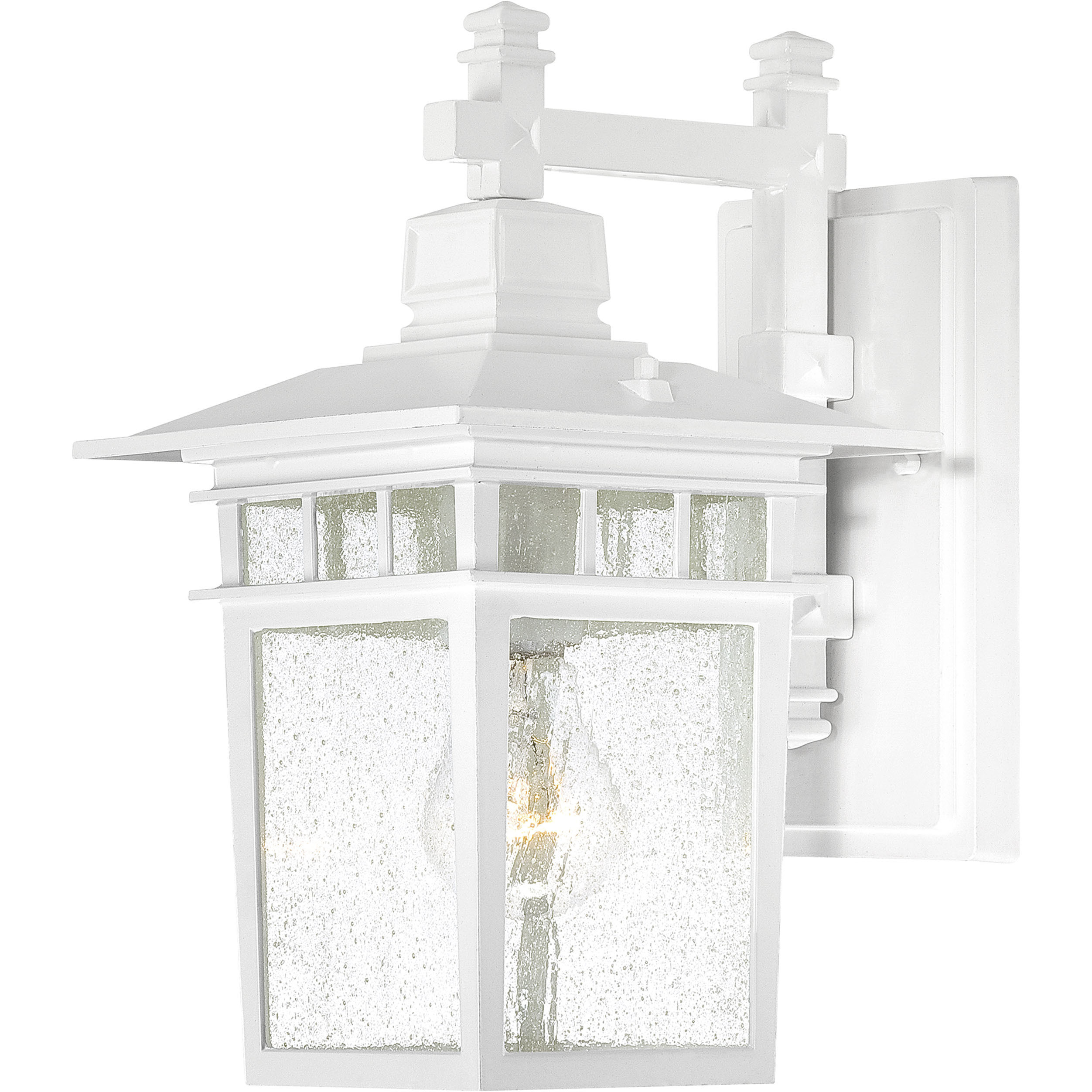 Cove Neck 1 Light 12 inch White Outdoor Wall Lantern