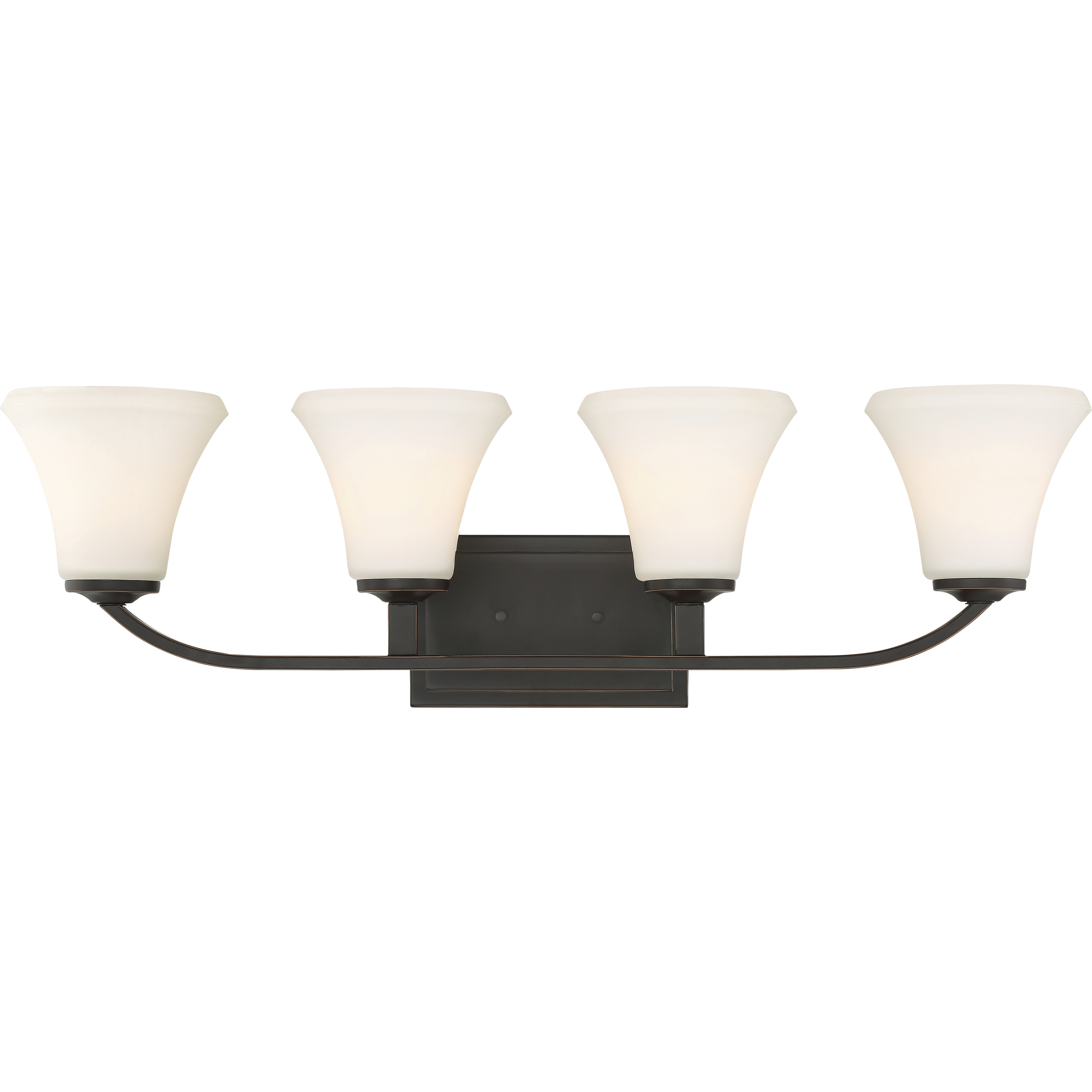 Fawn 4 Light 29.5 inch Mahogany Bronze Vanity Light Wall Light