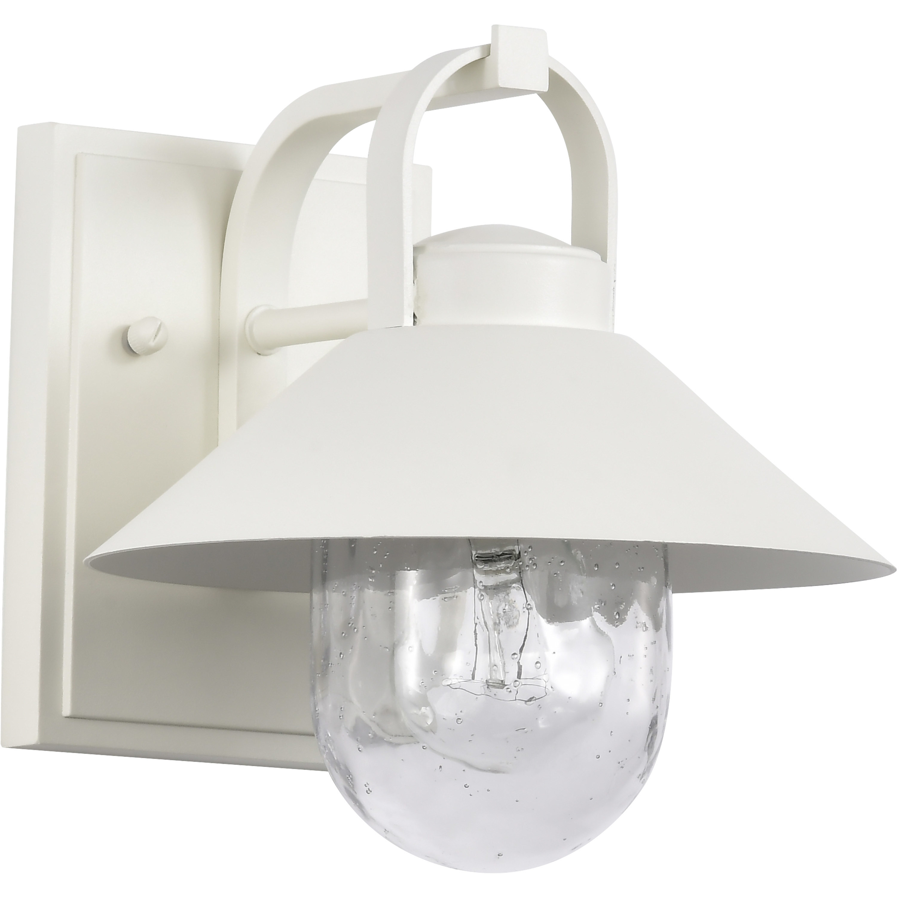 Ridge 8.13 inch White Outdoor Wall Light