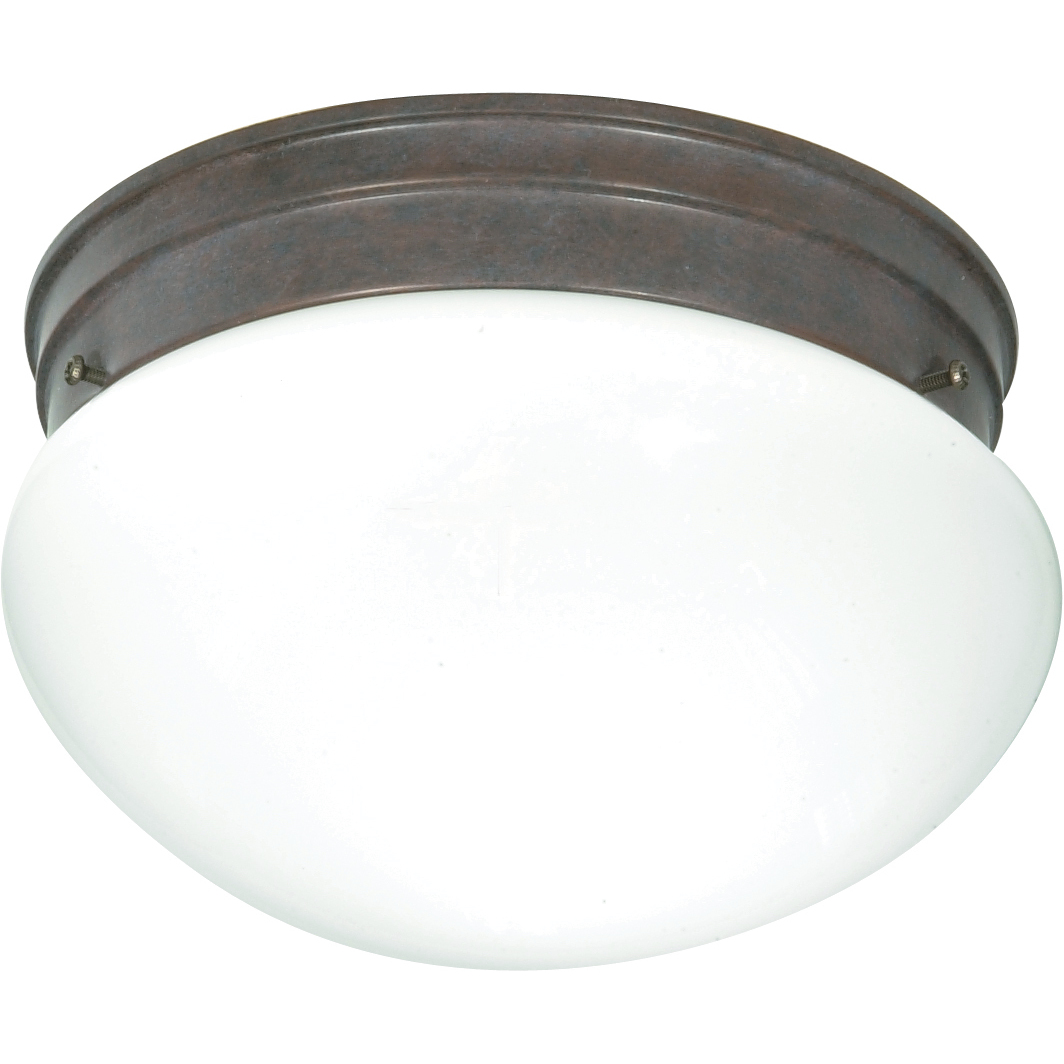 Brentwood 2 Light 10 inch Old Bronze Flush Mount Ceiling Light