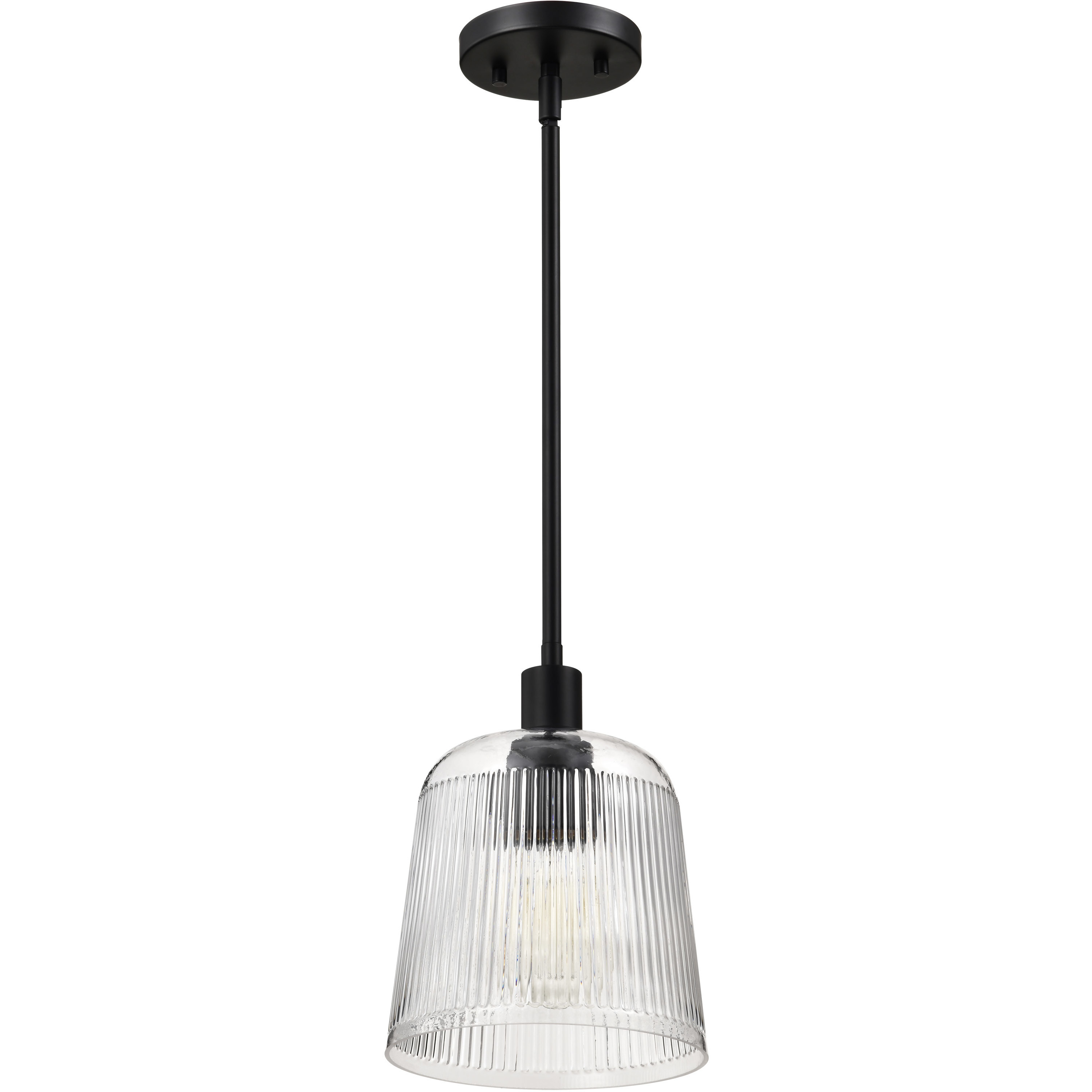 Grayson 8 inch Matte Black Pendant Ceiling Light