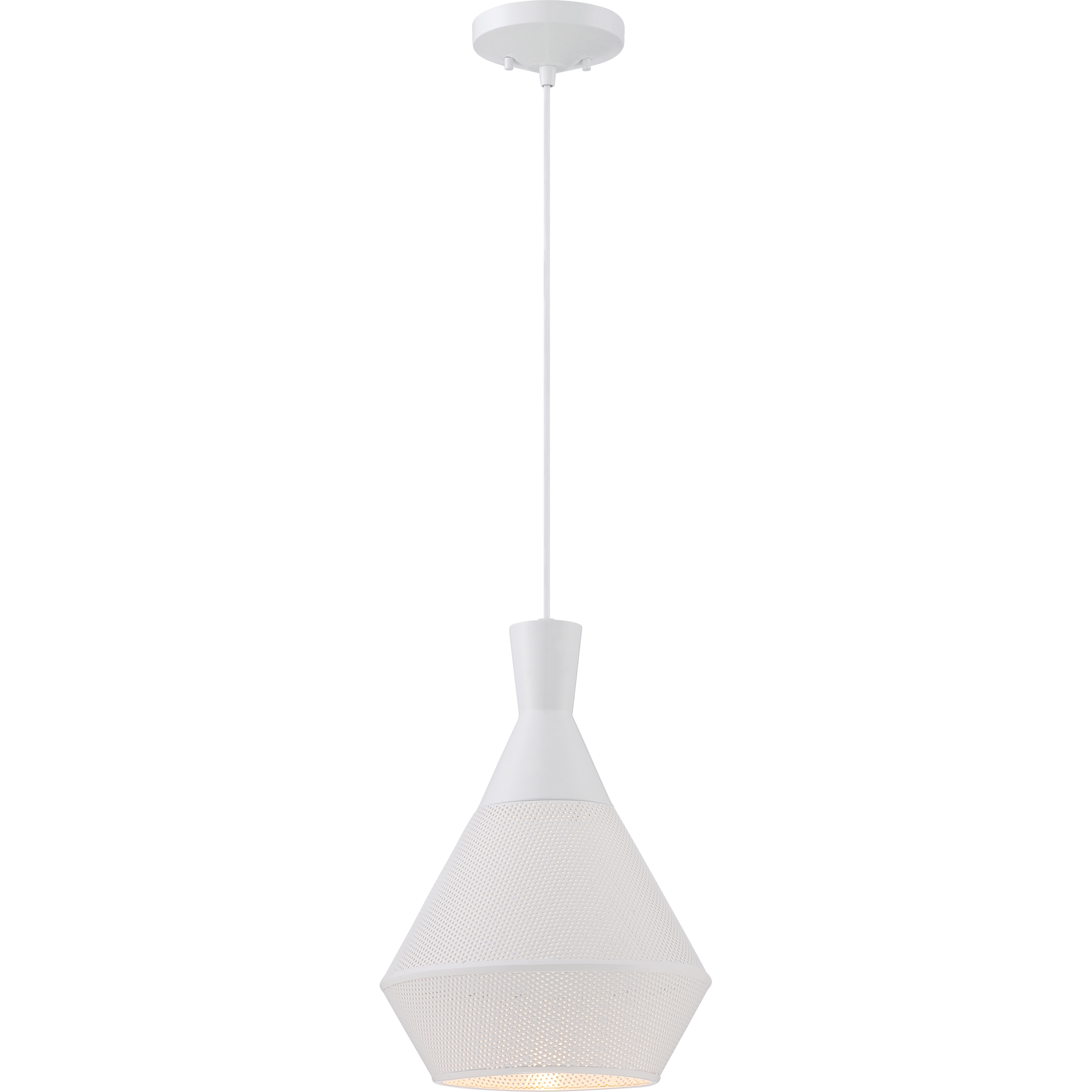 Jake LED 11 inch Glacier White Pendant Ceiling Light
