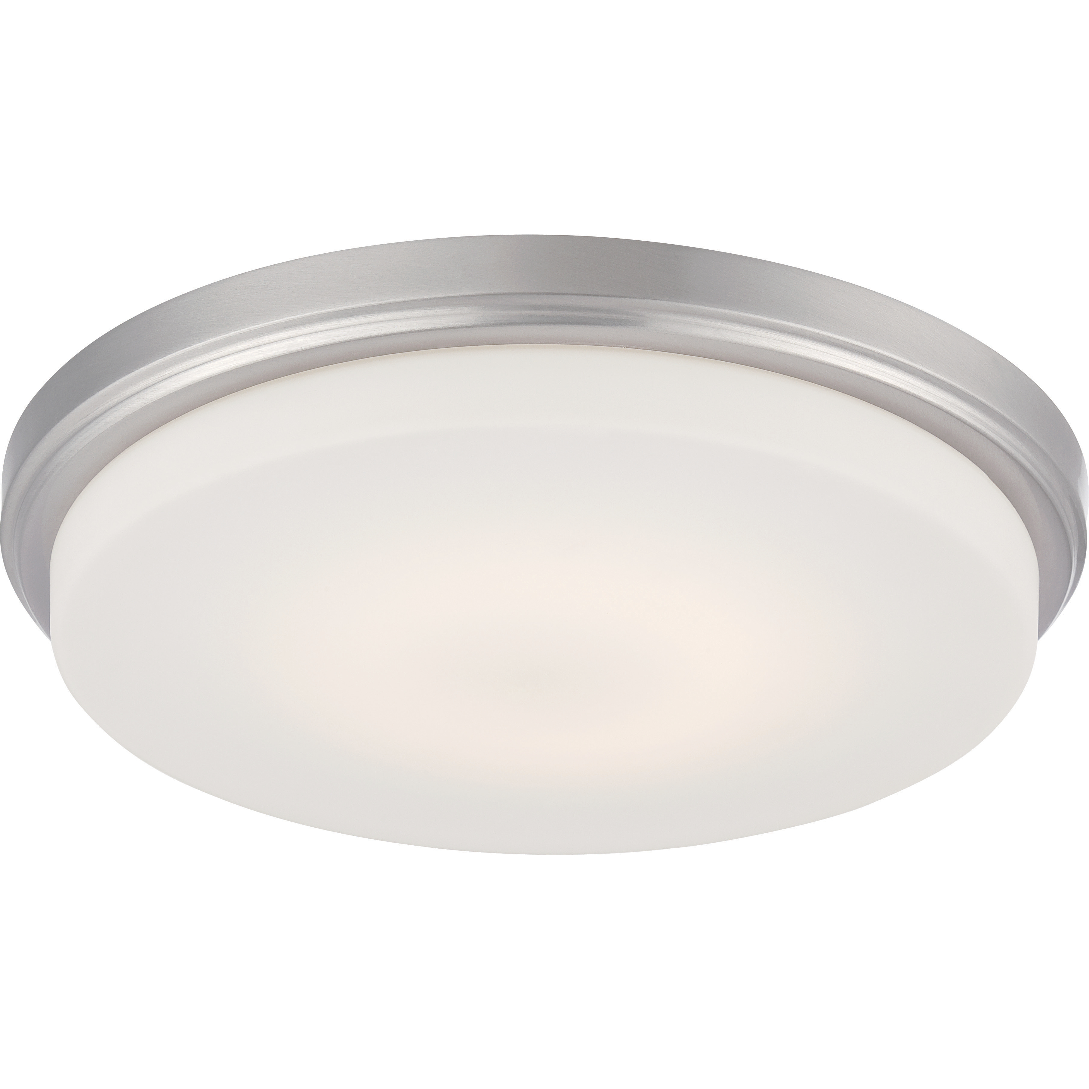 Dale LED 13 inch Brushed Nickel Flush Mount Ceiling Light